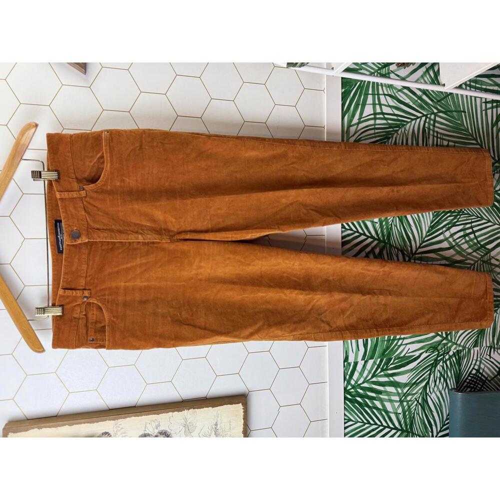 Peruvian Connection Rust Colored Mid-Rise Cotton … - image 6